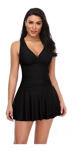 Traje De Ba O Deportivo Mujer Bikini Falda Siamesa Meses Sin Inter S