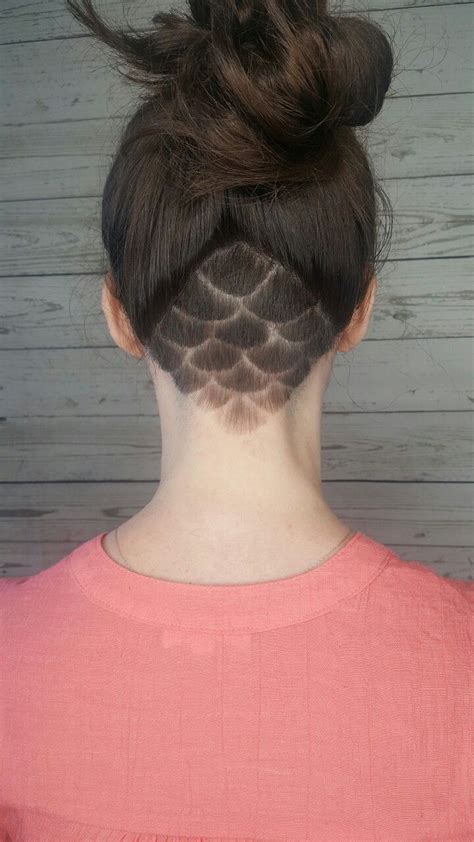 Mermaid Scales Undercut Undercut Hairstyles Cute Hairstyles Short