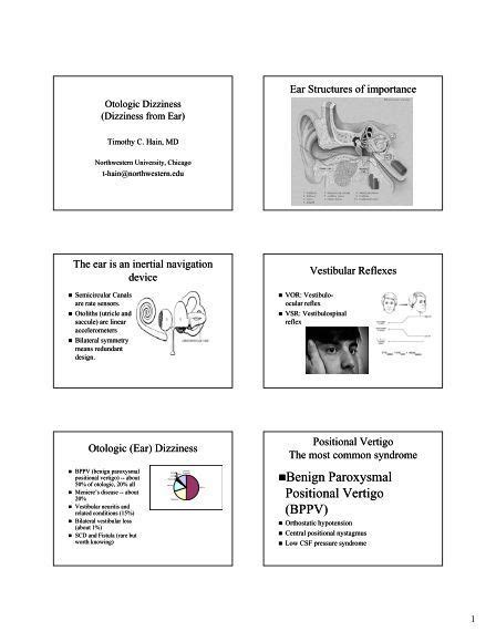 Benign Paroxysmal Positional Vertigo Bppv Chicago Dizziness