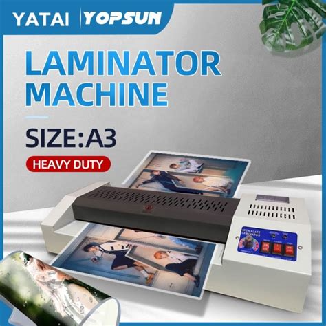 Yatai Laminating Film Machine A4 A3 Heavy Duty HOT COLD REVERSE 220v Laminator Machine Lazada PH