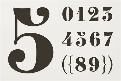 Cool Numbers Fonts