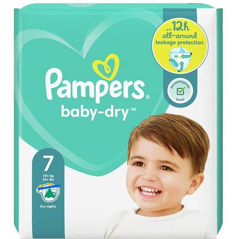 Buy Pampers Baby Dry Nappies Size 7 15 Kg At Best Price GrocerApp