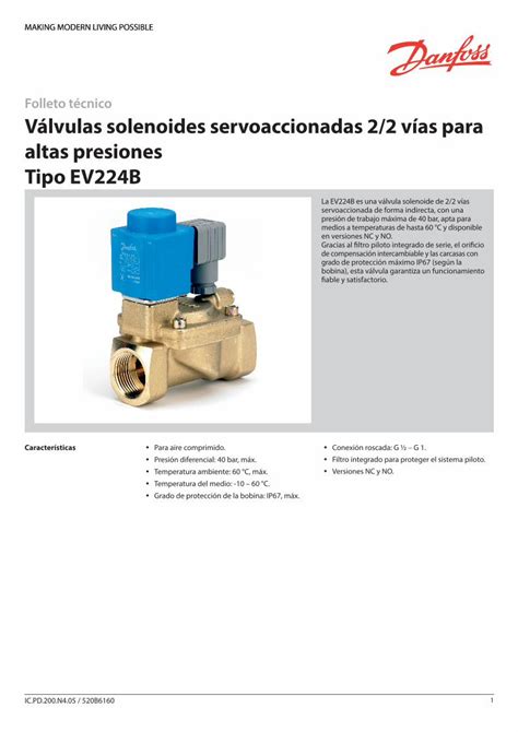 Pdf Folleto T Cnico V Lvulas Solenoides Servoaccionadas Dokumen Tips