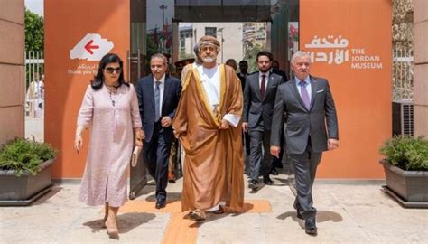 His Majesty The Sultan Visits Jordan Museum Times Of Oman