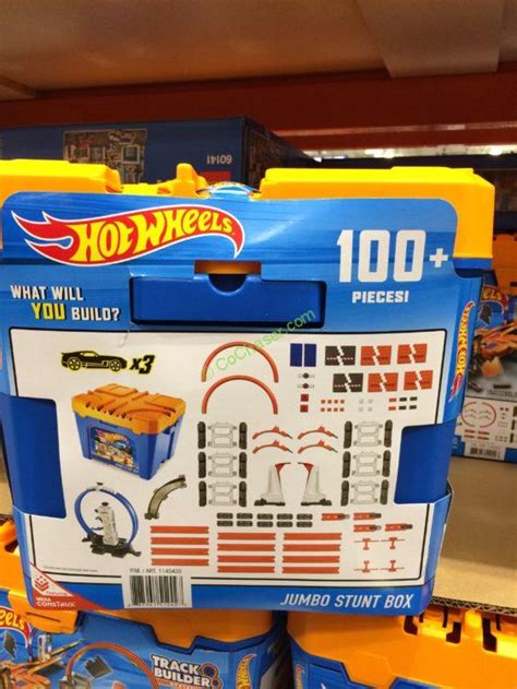 Costco Hot Wheels Track Builder System Back CostcoChaser