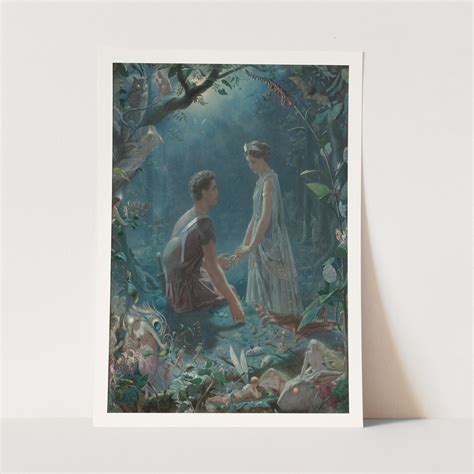 Premium Gicl E Print Of John Simmons Hermia And Lysander A Midsummers