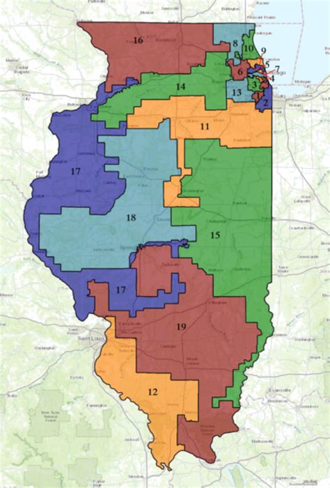 Illinois State Representative District Map - Printable Map