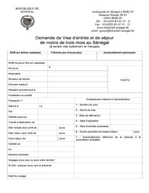 Remplissable En Ligne Visum S Il S Agit D Une Participation Un Congr