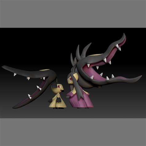 STL file Pokemon Mawile Mega Evolution 🐉 ・Model to download and 3D print・Cults