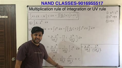 Diploma Maths2 Integration Uv Rule Part 2 13th Lecture Youtube