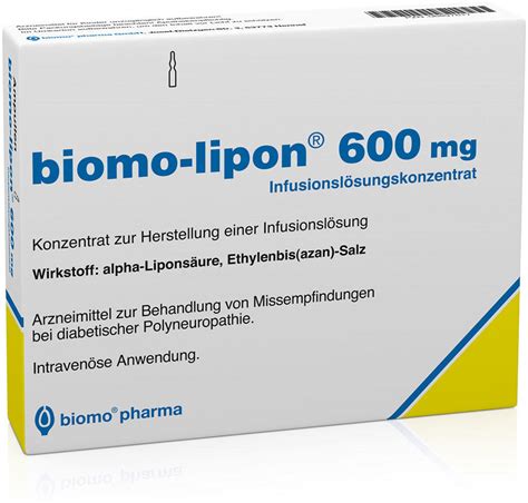 Lipon 600 Mg Amp. (10 Stück) - Angebote auf Testbericht.de