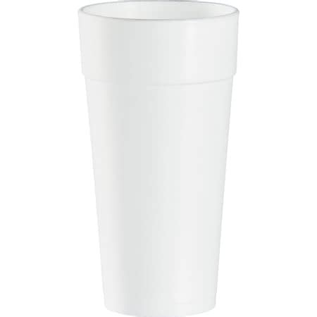 Dart Disposable Hot Cup Oz White Foam Pk J Zoro