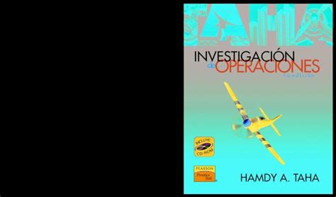 Pdf Investigaci N De Operaciones Taha Hamdy Ma Edici N