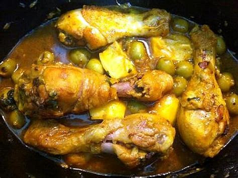 Recette De Poulet Aux Olives Par Luso