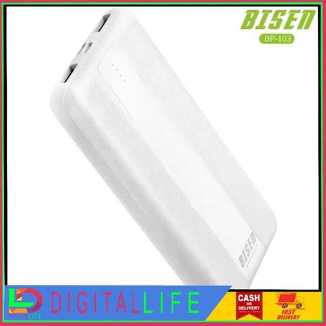 BISEN BP 103 10000Mah Original Power Bank 2 4A Fast Charging Lazada PH