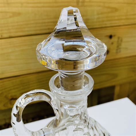 Vintage Glass Wine Decanter Etsy