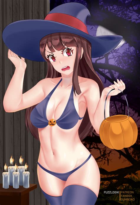 Atsuko Kagari By FuzzLogik Hentai Foundry