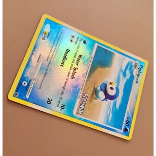 Carta Antiga Pokemon Piplup 71 100 Reverse Holo BK Promo Platinum