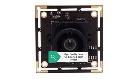 4K Wide Angle Camera Module, IMX415 Sensor with 120 Degrees FoV Diagonal