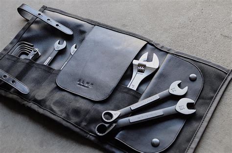 Introducing The New All Black Waxed Canvas Tool Roll Perfect For Those