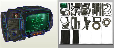 Evans Papercraft Blog Pip Boy 3000 Update