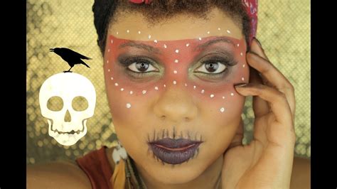 Easy Voodoo Witch Doctor Halloween Makeup Tutorial Mikayla Hawkinson