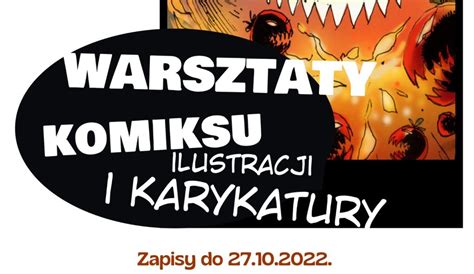 Warsztaty Rysowania Komiksu I Karykatury W Terespolu Zaproszenie