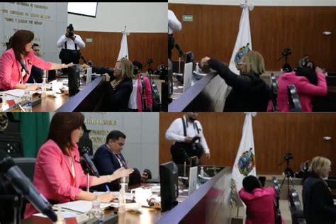 Diputada De Morena Quiebra Urna De Cristal Y Lesiona A Legisladora En Tamaulipas 24 Horas