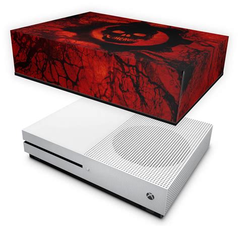 Xbox One Slim Capa Anti Poeira Gears Of War Skull Pop Arte Skins