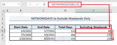 How To Use Networkdays Function In Excel 3 Suitable Examples