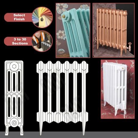 Mm H Gladstone Column Traditional Cast Iron Radiators