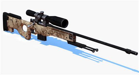 Awp L96 3d Model 5 Dae Fbx Obj Blend Free3d