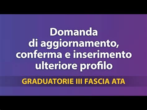 Tutto Su Graduatoria Ata Terza Fascia Tecnica Della Scuola