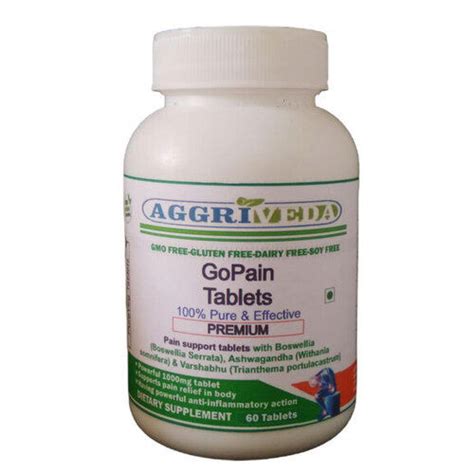 Herbal Go Pain Tablets At 35000 Inr In Mathura Aggriveda