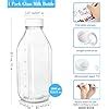 Amazon Syntic Square Liter Glass Milk Bottles With Airtight Lid