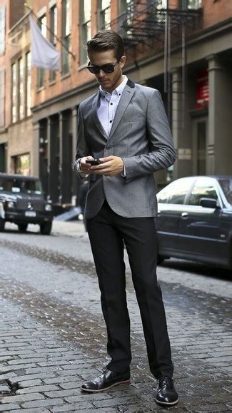 How To Wear A Grey Blazer For Men 800 Looks And Outfits Mens Fashion