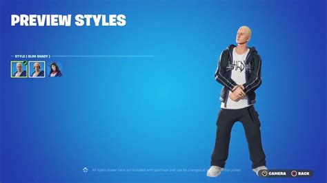 New Eminem Slim Shady Bundle And Emote Fortnite Og Item Shop Youtube