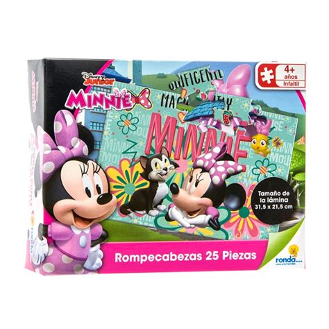 Ronda Rompecabezas Minnie Mouse 25 Pzas