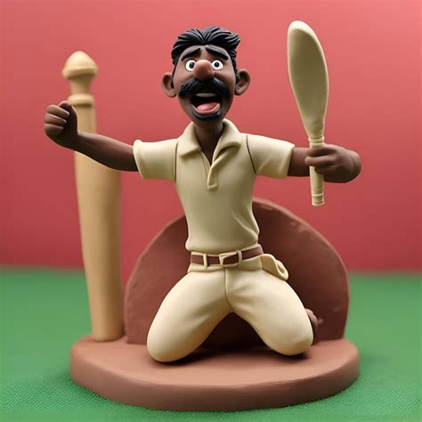 3d Illustration Einer Zeichentrickfigur Mit Baseballschläger Und Ball Kostenlose Foto