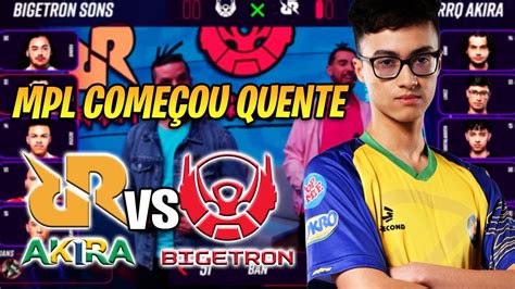 A MELHOR Partida Do BR Logo Na Estreia Da MPL RRQ Akira Vs BIGETRON