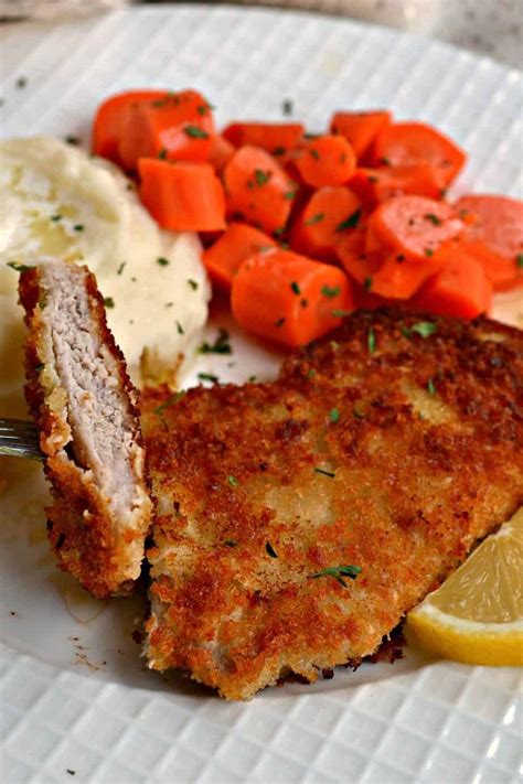 Pork Schnitzel Crispy Fried Boneless Pork Chops