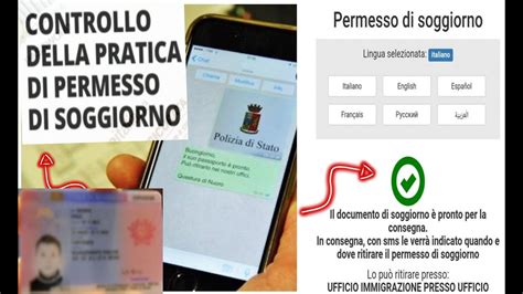 Permesso Di Soggiorno Controllo E Ritiro Sms Per Il Ritiro Del Permesso