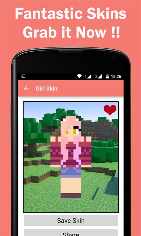 Android 용 Girl Skins For Pe Minecraft Apk 다운로드