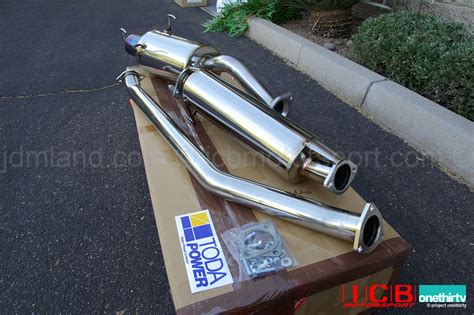 Toda Racing Honda K20a Dc5 Rsx Stainless Exhaust System With Straight