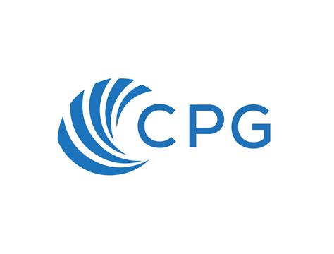 CPG letter logo design on black background. CPG creative initials ...