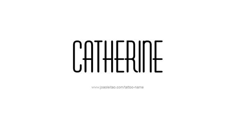 Catherine Name Tattoo Designs