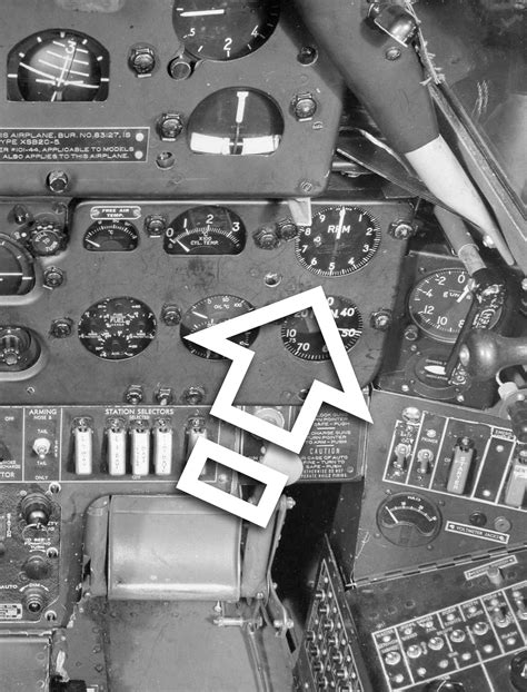 Curtiss Sb2c Helldiver Usn Bu Aero General Electric Mkv Rpm Gauge