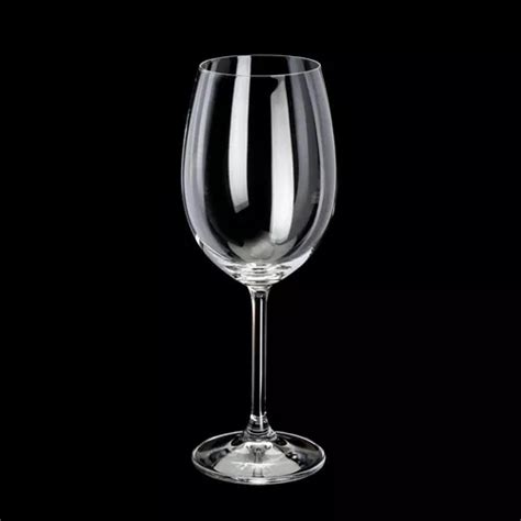 Ta As De Vinho Tinto Branco Bohemia Cristal Titanium Ml Cor