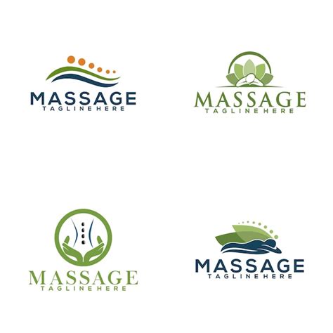 Premium Vector Massage Logo