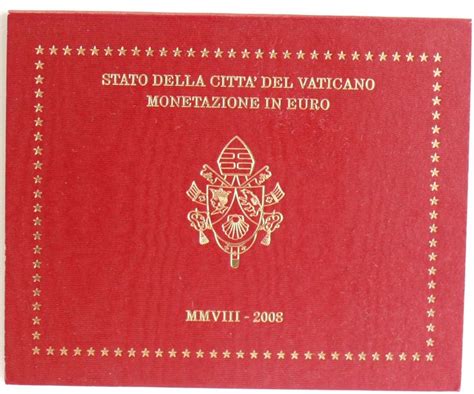 Vaticano Year Set 2008 BU Papst Benedictus XVI Catawiki